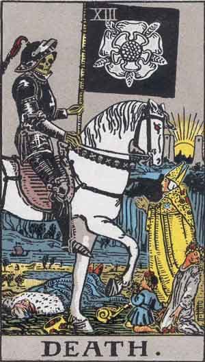 Death tarot card illustration