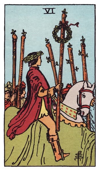 Six of Wands tarot card