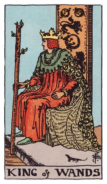 King of Wands tarot card